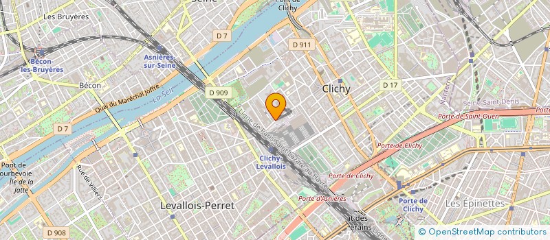 localisation de l'entreprise PUNJAB à CLICHY