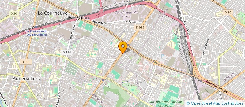 localisation de l'entreprise PUNJAB à LA COURNEUVE