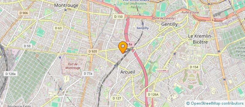 localisation de l'entreprise PUNK HAZARD  ARCUEIL