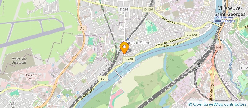 localisation de l'entreprise PUNK OFFICE  ABLON-SUR-SEINE