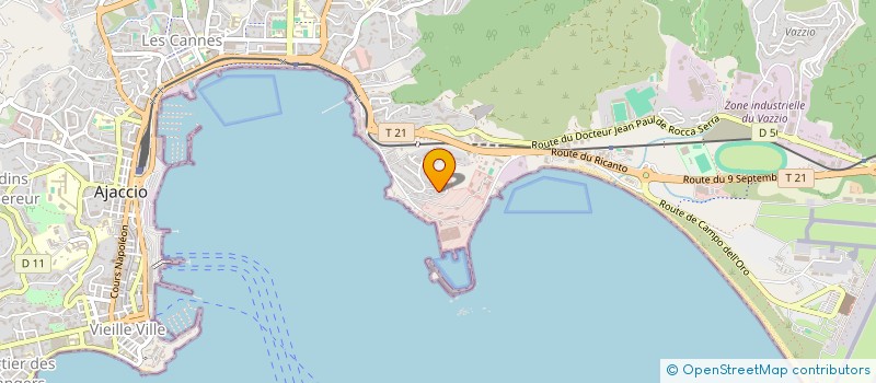 localisation de l'entreprise PUNTA D'ISA  AJACCIO