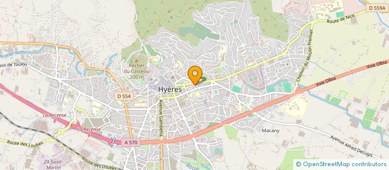 localisation de l'entreprise PUNTA DEL ESTE à HYERES