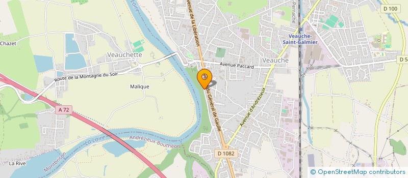 localisation de l'entreprise PUNZ  VEAUCHE