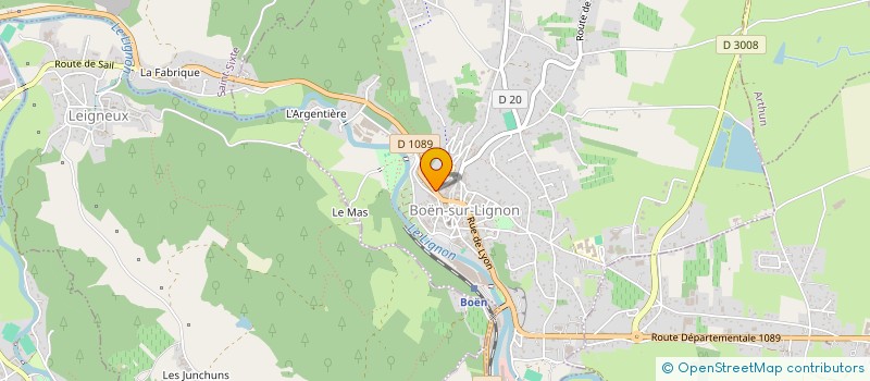 localisation de l'entreprise PUPIER à BOEN-SUR-LIGNON