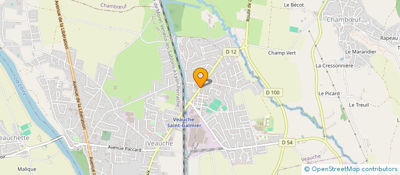 localisation de l'entreprise PUPIER RICHMARI à VEAUCHE