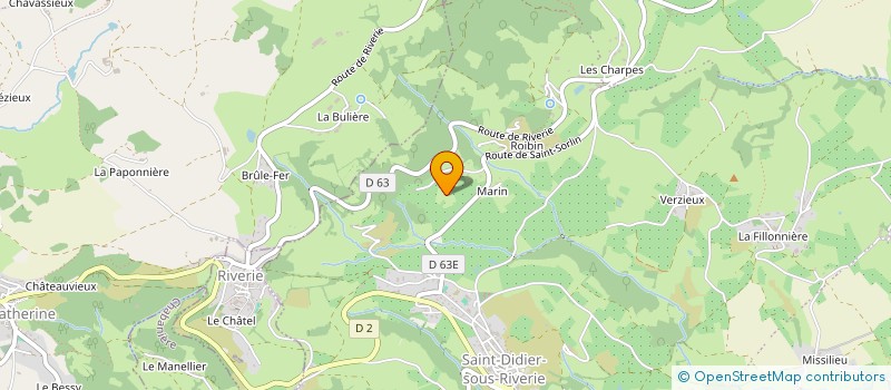localisation de l'entreprise PUPIER SERVICES à CHABANIERE