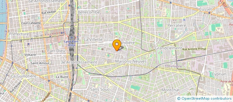 localisation de l'entreprise PUPIL  LYON 3EME