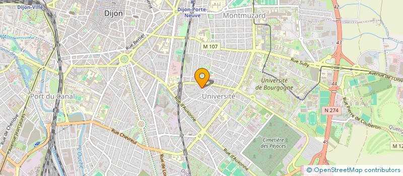 localisation de l'entreprise PUPILLE à DIJON