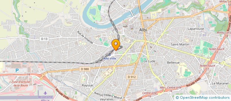 localisation de l'entreprise PUPILLE DE L'ENSEIGNEMENT PUBLIC à ALBI