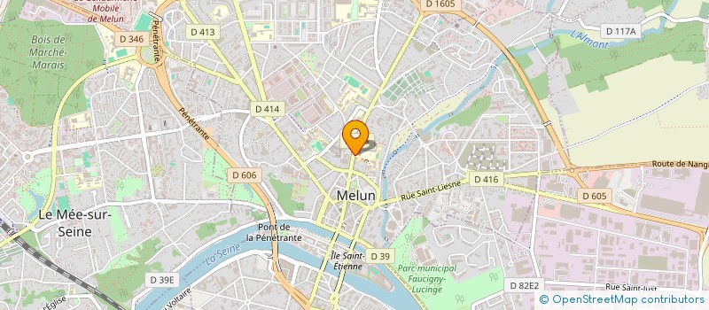 localisation de l'entreprise PUPILLES ENS PUB SEINE MARNE à MELUN