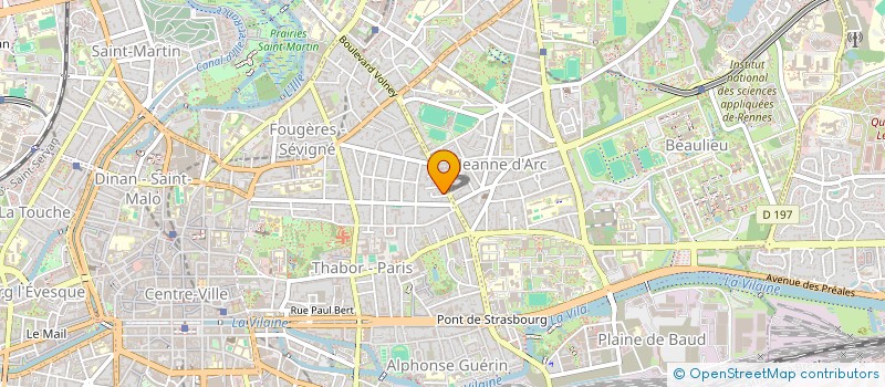 localisation de l'entreprise PUPILLES NAT ORPHEL GUERRE DEVOIR  RENNES