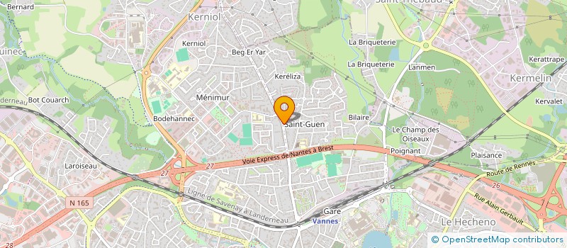 localisation de l'entreprise PUPILLES SOUTIEN SCOLAIRE à VANNES