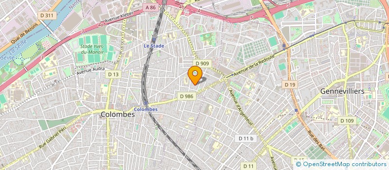 localisation de l'entreprise PUPITRE 92 à COLOMBES