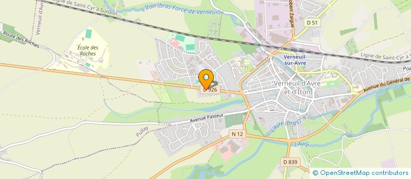 localisation de l'entreprise PUPPINI INVEST  VERNEUIL D'AVRE ET D'ITON