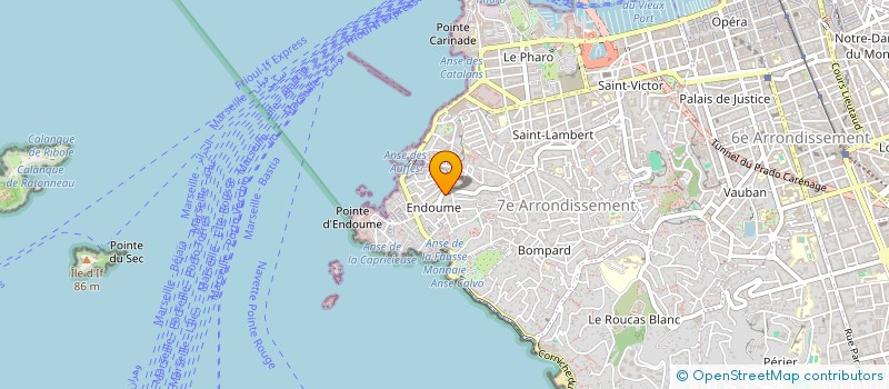 localisation de l'entreprise PUPPY YOGA MARSEILLE à MARSEILLE