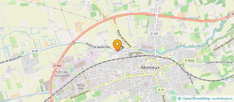 localisation de l'entreprise PUPROJECT à MONTEUX