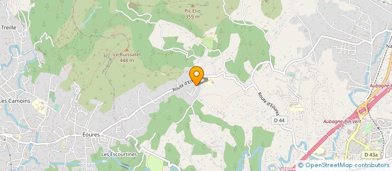 localisation de l'entreprise PUR CLIMAT  AUBAGNE