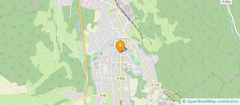 localisation de l'entreprise PUR CONCEPT à LAGNIEU