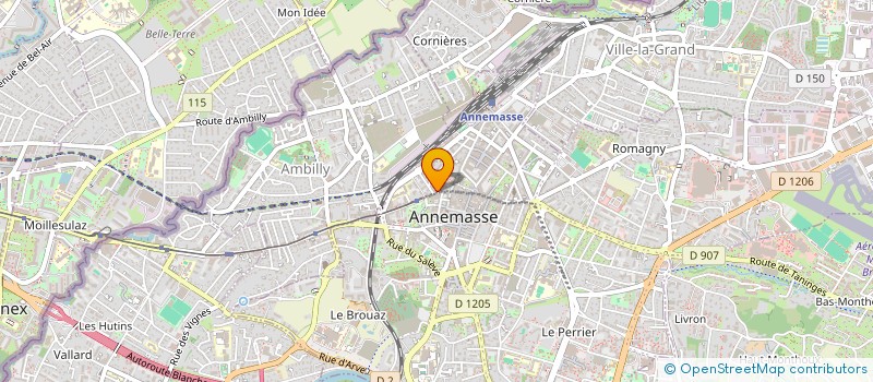 localisation de l'entreprise PUR IMMOBILIER  ANNEMASSE