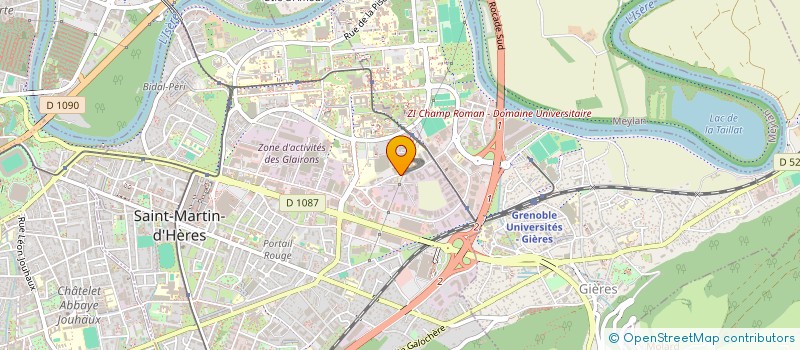 localisation de l'entreprise PUR'ISERE  SAINT-MARTIN-D'HERES