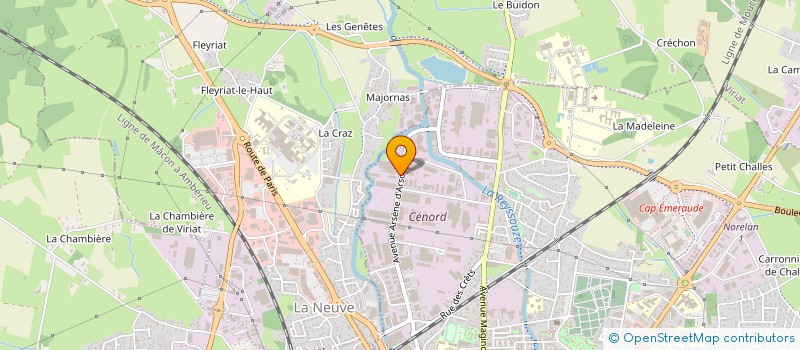 localisation de l'entreprise PUR'ISOLATION à BOURG-EN-BRESSE