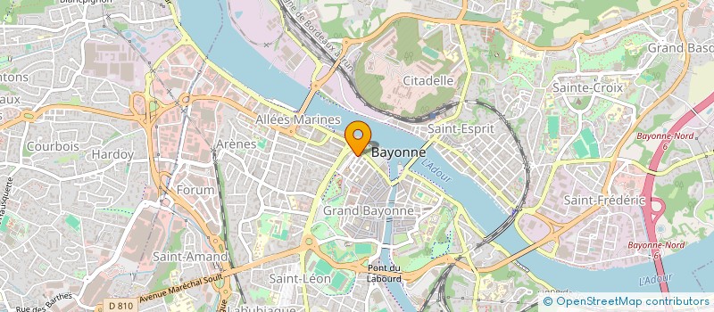 localisation de l'entreprise PUR JUS à BAYONNE
