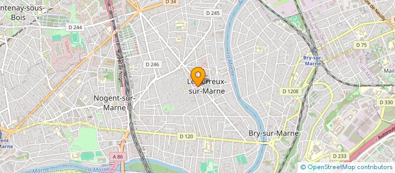 localisation de l'entreprise PUR SANG  LE PERREUX-SUR-MARNE