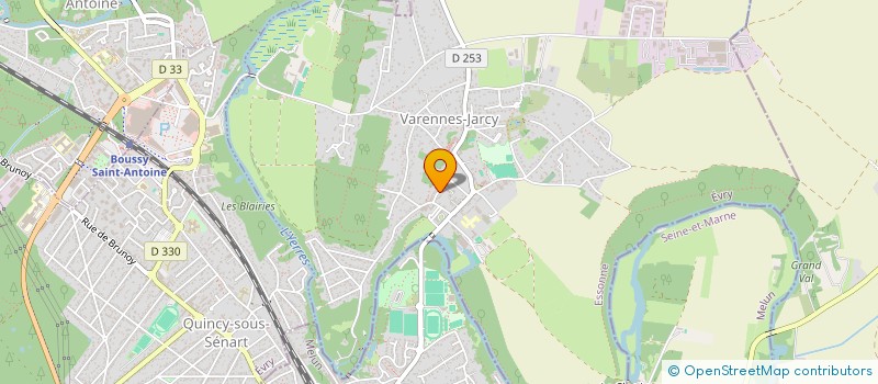 localisation de l'entreprise PUR100  VARENNES-JARCY