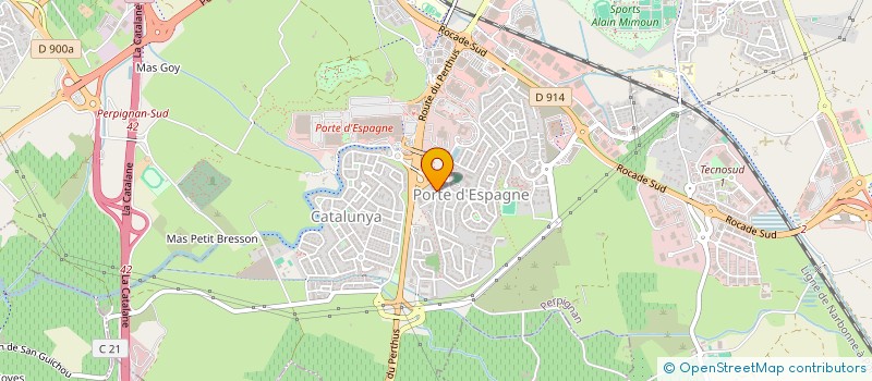 localisation de l'entreprise PURA LUNA à PERPIGNAN