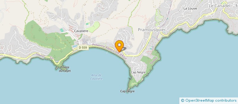 localisation de l'entreprise PURA VIDA à LE LAVANDOU
