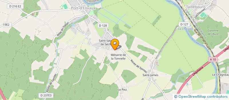 localisation de l'entreprise PURA VIDA  PORT-D'ENVAUX