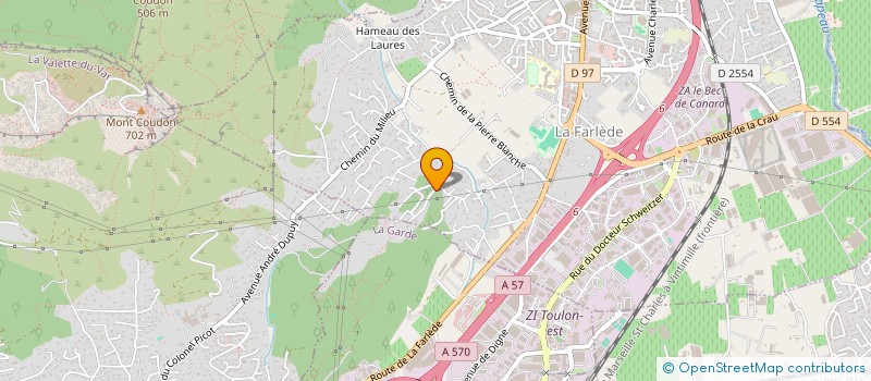 localisation de l'entreprise PURA VIDA  LA FARLEDE