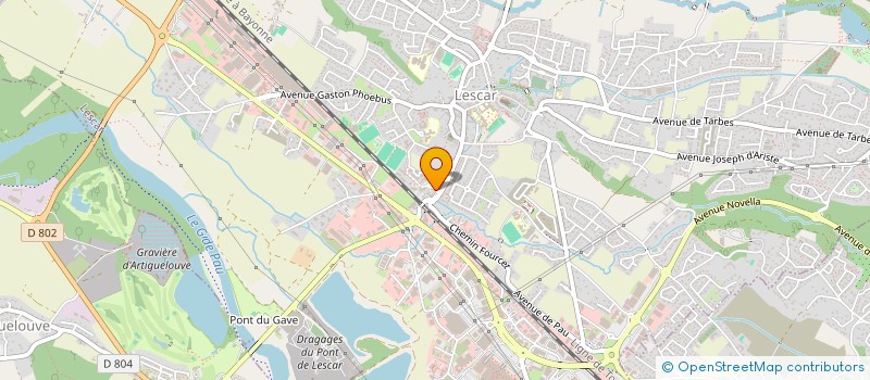 localisation de l'entreprise PURA VIDA  LESCAR