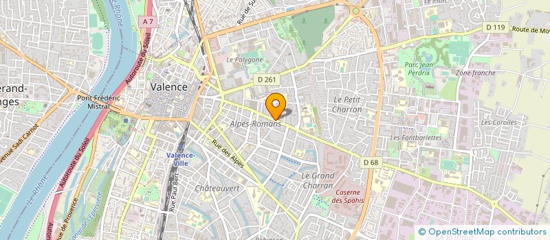 localisation de l'entreprise PURA VIDA à VALENCE