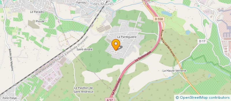 localisation de l'entreprise PURA VIDA  LE CANNET-DES-MAURES