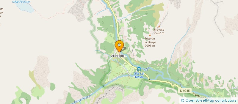 localisation de l'entreprise PURA VIDA  VALLOUISE-PELVOUX