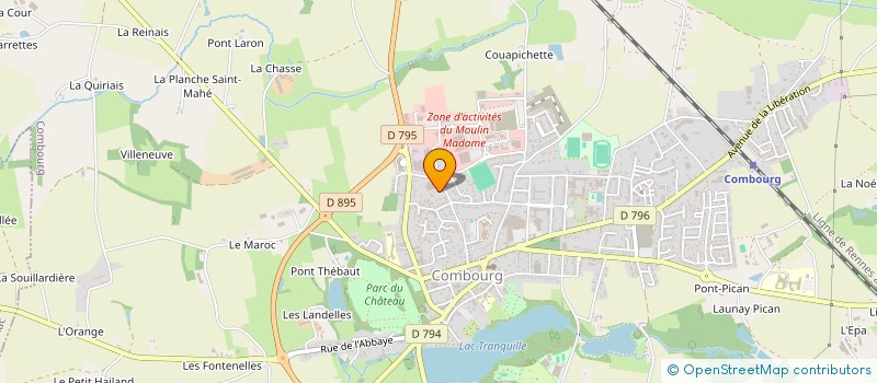 localisation de l'entreprise PURA VIDA  COMBOURG