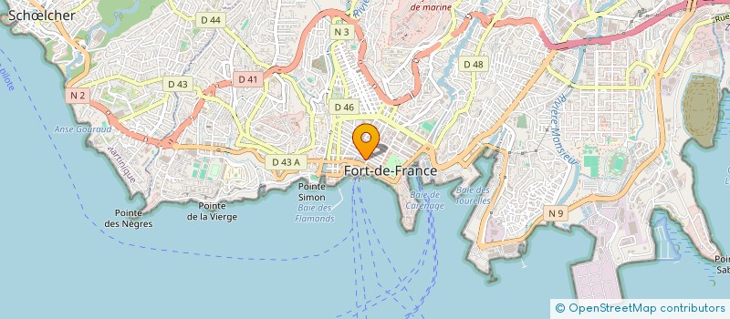 localisation de l'entreprise PURA VIDA SHOP  FORT-DE-FRANCE