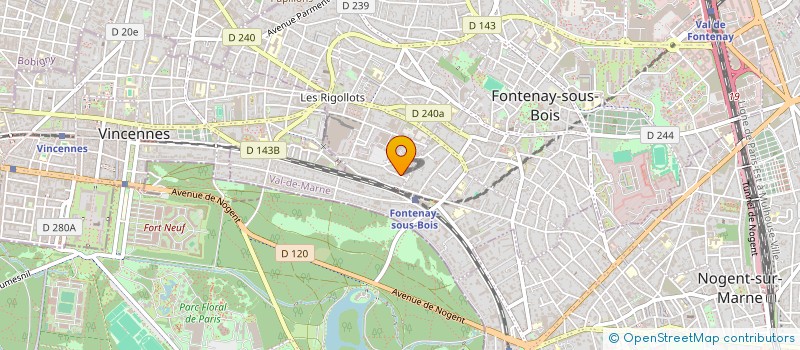 localisation de l'entreprise PURADACITY à FONTENAY-SOUS-BOIS
