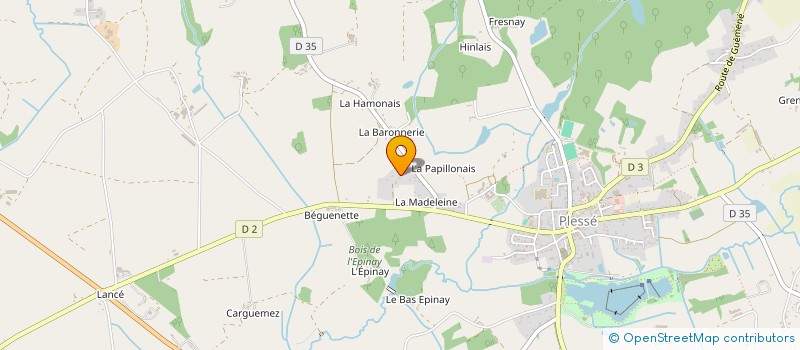 localisation de l'entreprise PURALIM à PLESSE