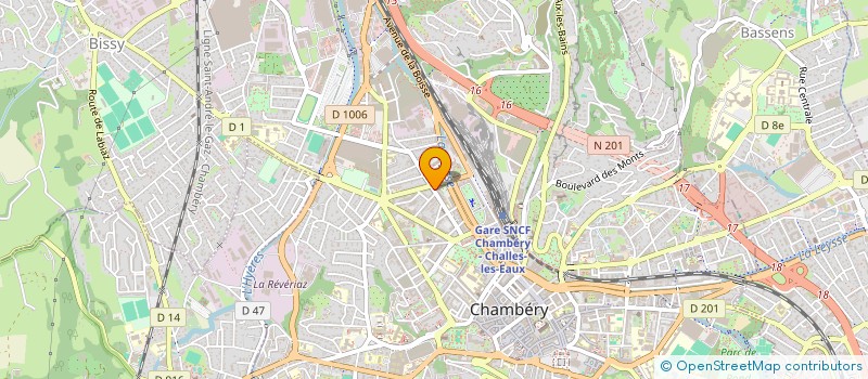 localisation de l'entreprise PURALIST à CHAMBERY
