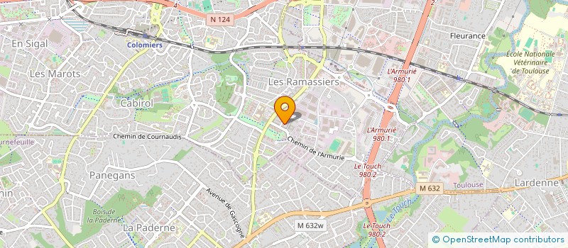 localisation de l'entreprise PURBAT à COLOMIERS