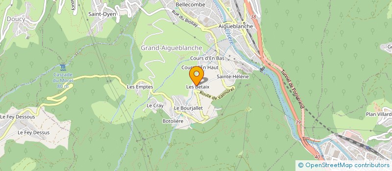 localisation de l'entreprise PURCARACCIA  GRAND-AIGUEBLANCHE