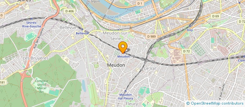 localisation de l'entreprise PURDHEY  MEUDON