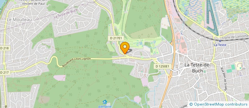 localisation de l'entreprise PURE à LA TESTE-DE-BUCH