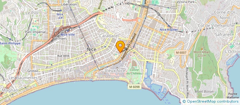 localisation de l'entreprise PURE à NICE
