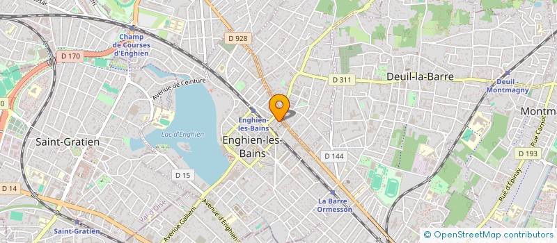 localisation de l'entreprise PURE  ENGHIEN LES BAINS