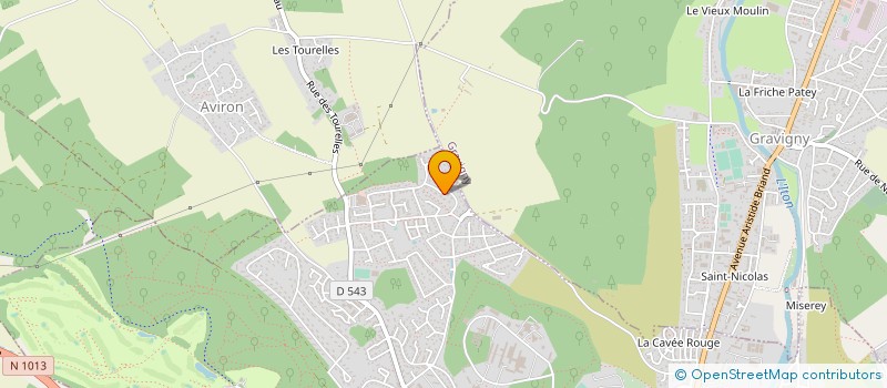 localisation de l'entreprise PURE  EVREUX