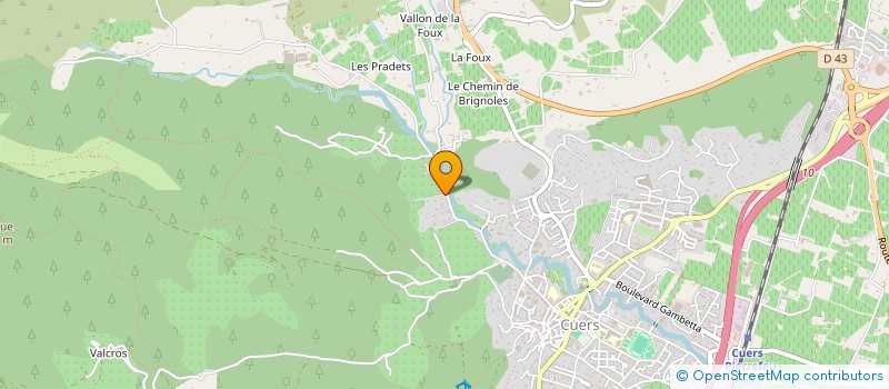 localisation de l'entreprise PURE à CUERS