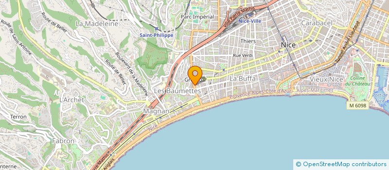 localisation de l'entreprise PURE BEAUTE  NICE